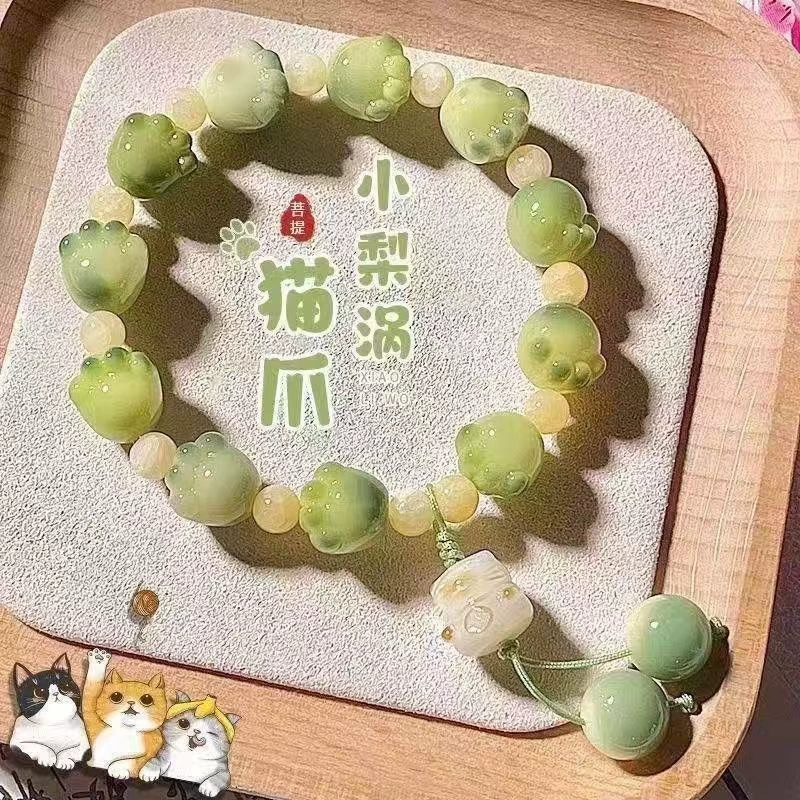 Cute cartoon design set, cream accessory, bracelet