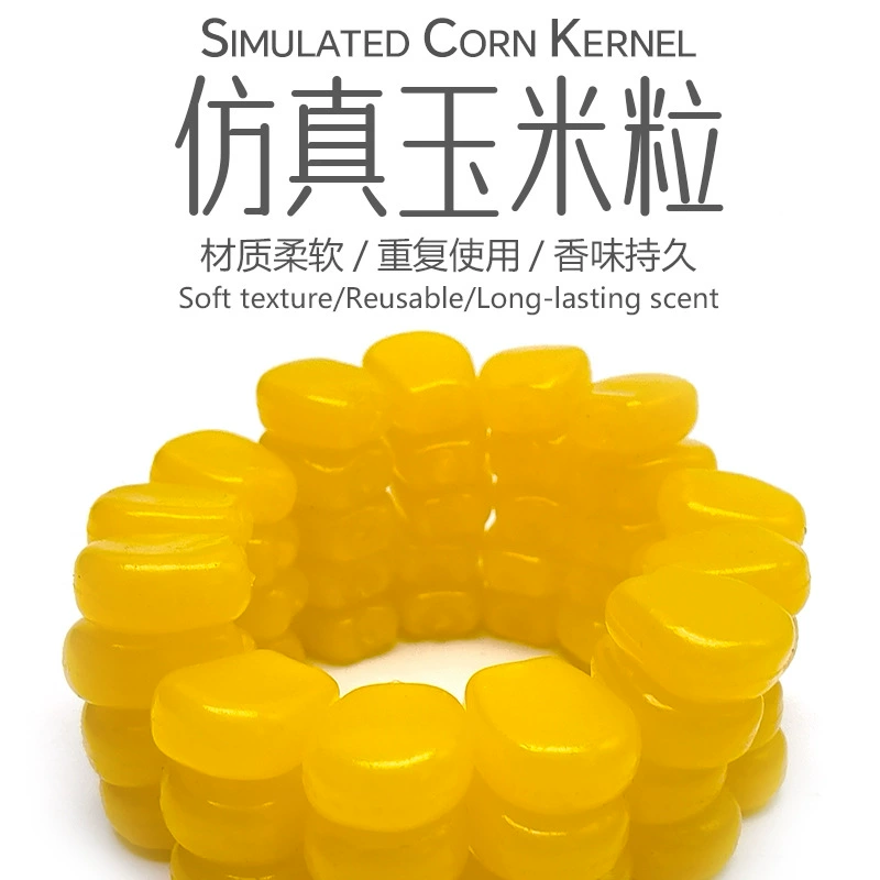 Заводская оптовая продажа кукурузного аромата имитация мягкой приманки сладкие поддельные кукурузные зерна