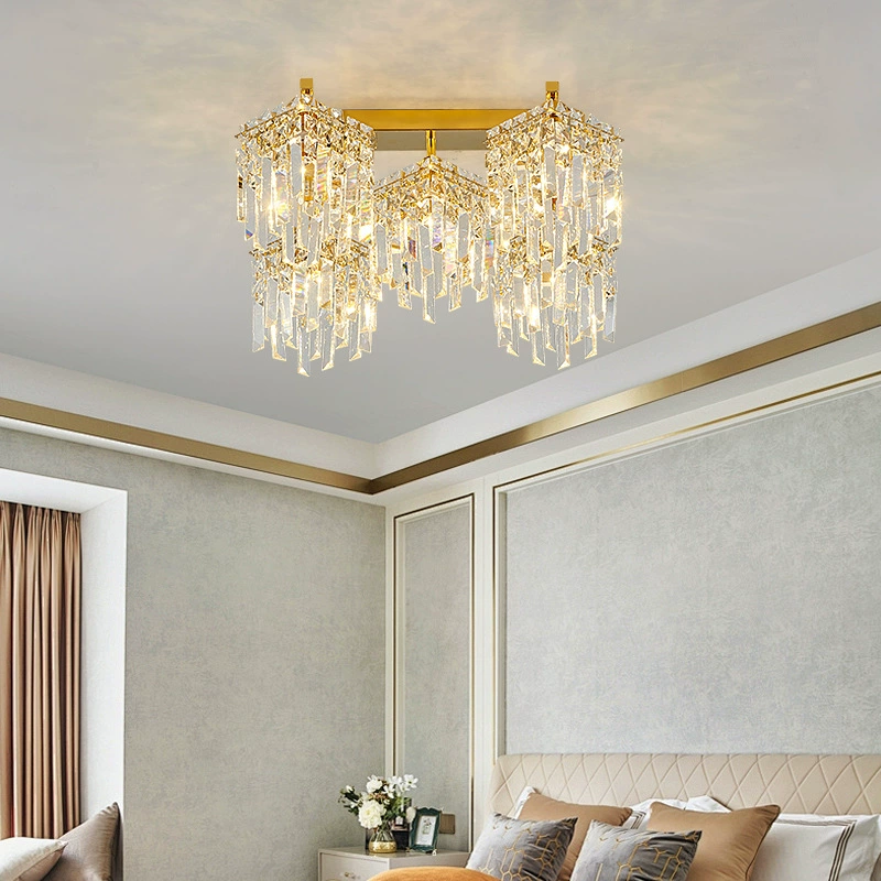 Elite ceiling light for living room, LED lamp, rectangular lights, light luxury style, eyes protection