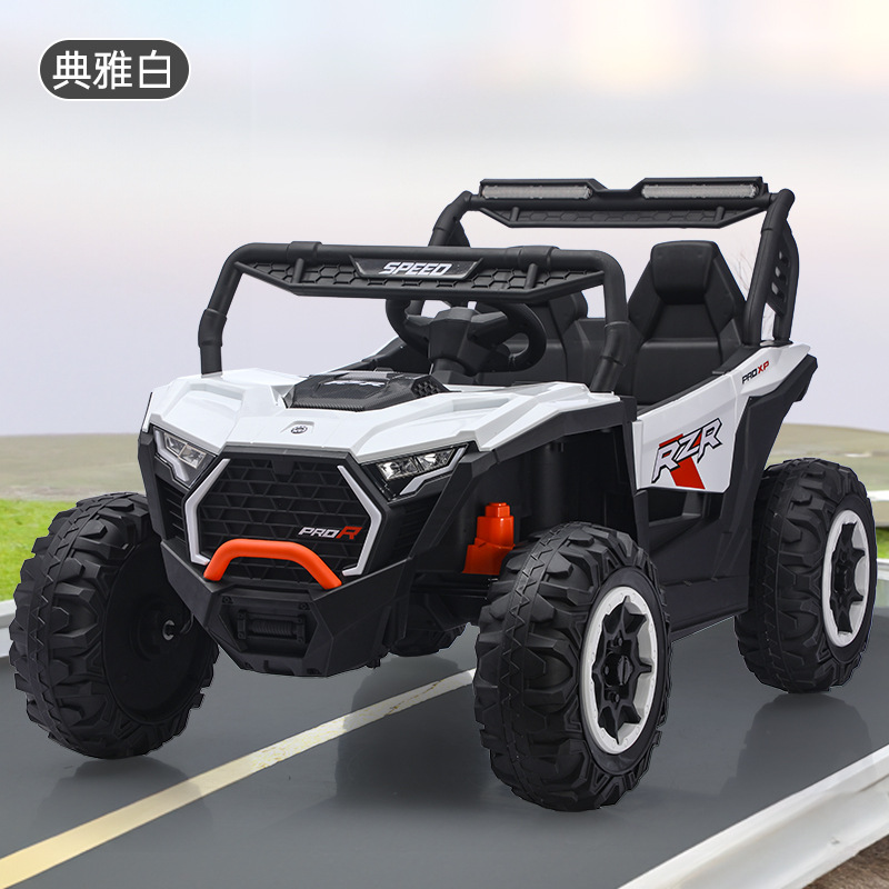 Auto Eléctrico Todoterreno Infantil de 4 Ruedas con Control Remoto, Bluetooth y Doble Tracción image 10