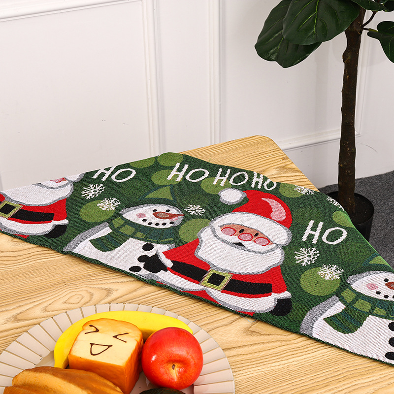 Christmas Fashion Santa Claus Polyester Party Placemat 1 Piece display picture 5