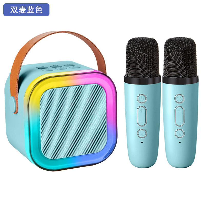 K12蓝牙音响迷你便携K歌麦无线蓝牙一体机卡拉OK唱歌点歌家庭KTV|undefined