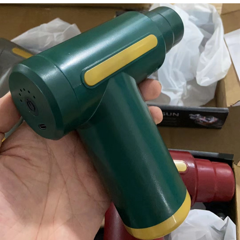 迷你筋膜枪多功能肌肉放松全身小型按摩器静音电动肩颈按摩改装头|undefined