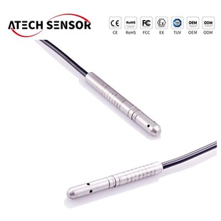 4-20Ma Submersible Level Transmitter Water Tank Digital Display Explosion-Proof Level Gauge Fire Pool Level Sensor