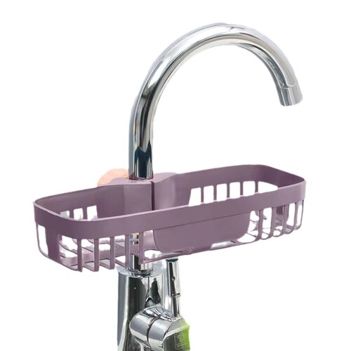 Faucet rack kitchen creative sink drain rack punch-free dishwashing rag sponge brush pool storage rack