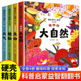 0-6岁儿童立体书3d翻翻书情景认知机关书宝宝启蒙益智洞洞书籍