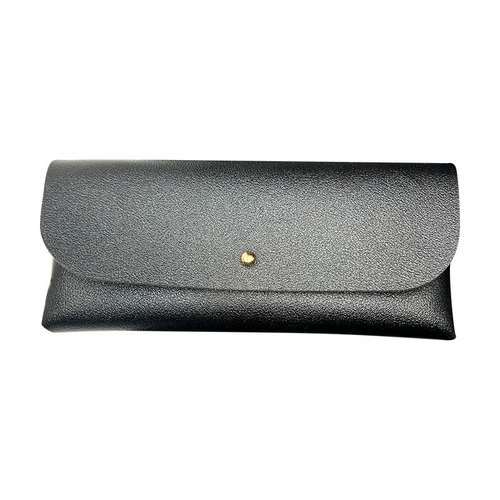 眼镜包女墨镜太阳镜收纳盒便携单钉扣手工皮盒放近视眼镜包保护套