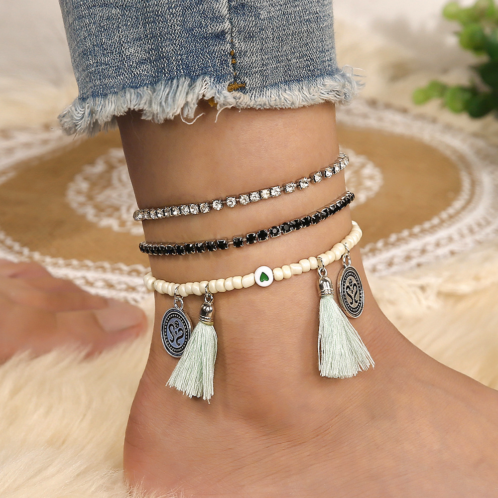 retro ankle bracelet