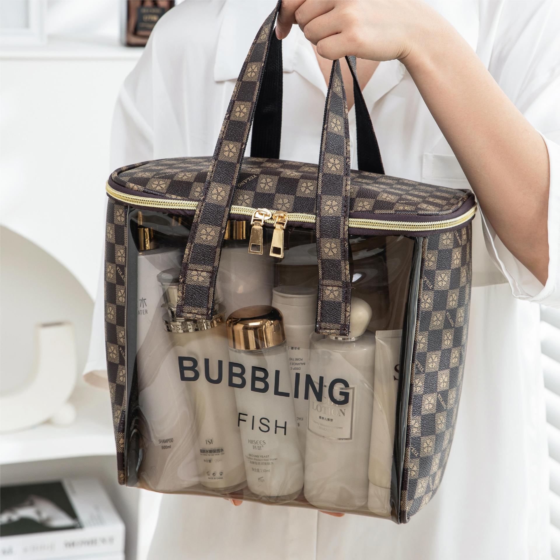 Bolsa de lavado, separación seca y húmeda de gran capacidad, bolsas de almacenamiento de baño de baño de baño de alta calidad de viaje de playa portátil