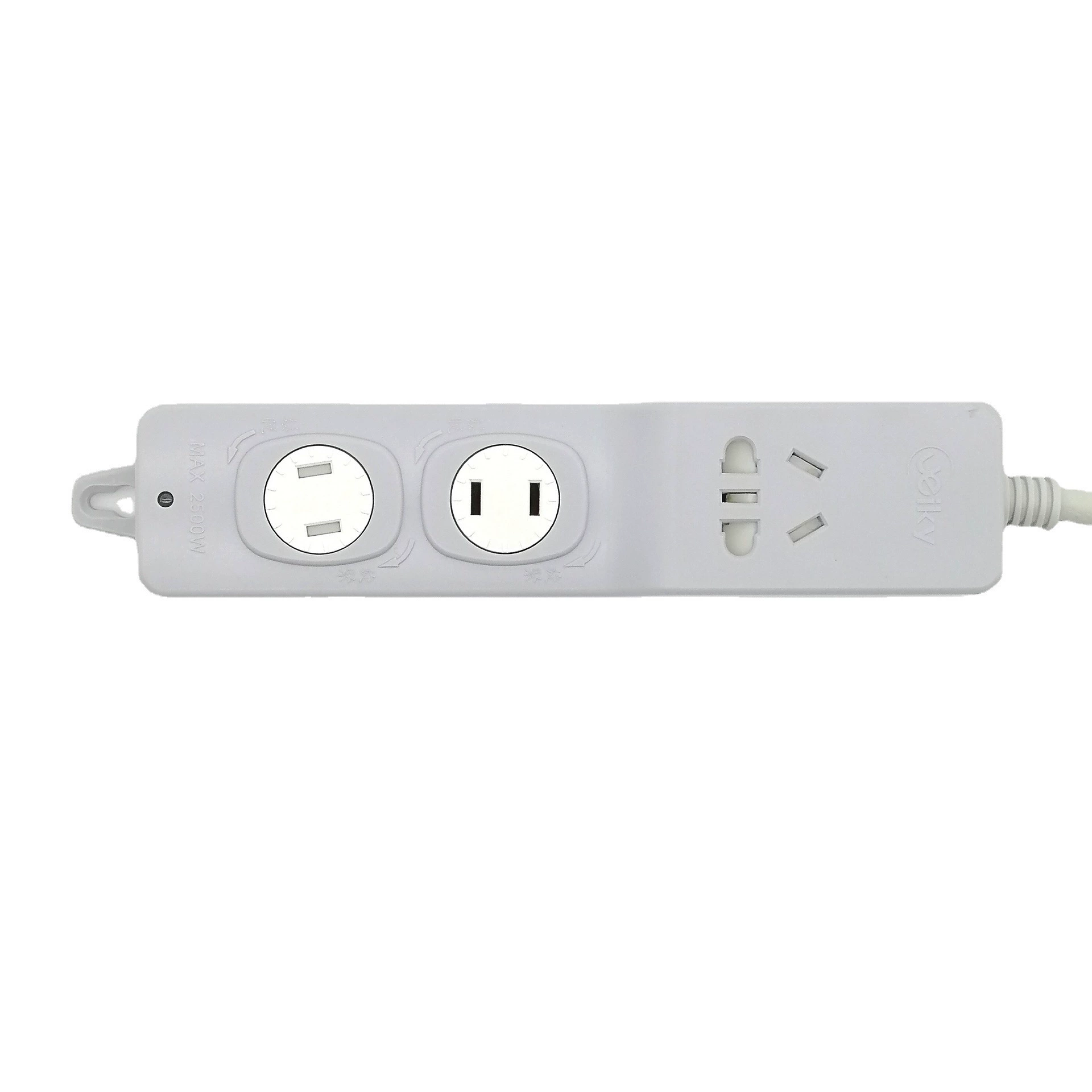 Multifunctional socket plug strip with cable new national standard with safety door drag strip high power anti-pull out with lock home office