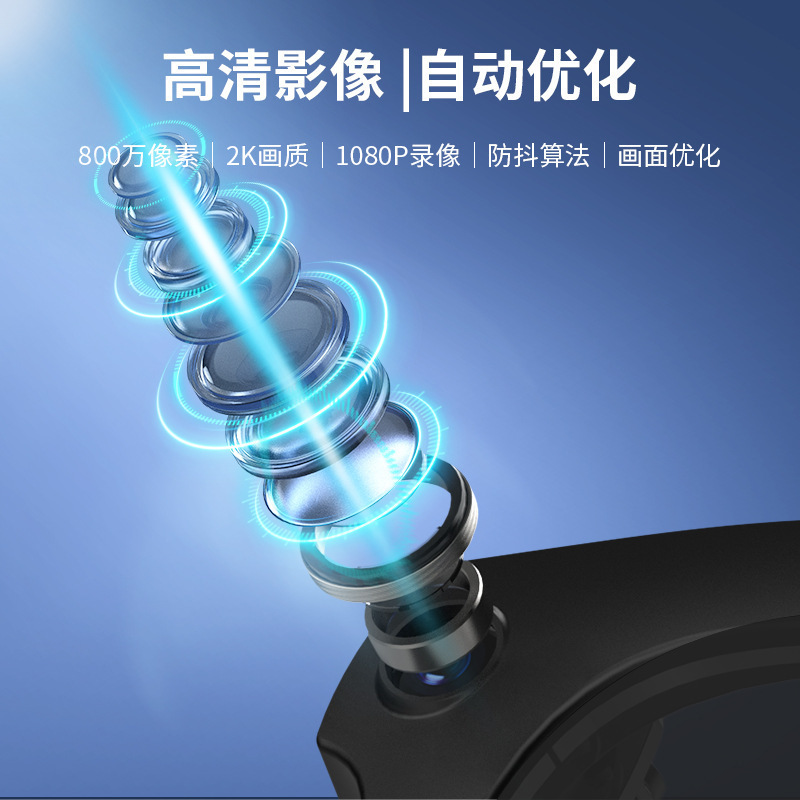 Ingresos inteligentes de traducción de IA, traducción simultánea de 2k HD, cámara de 8 megapíxeles, fotografía, transmisión en vivo, música y video