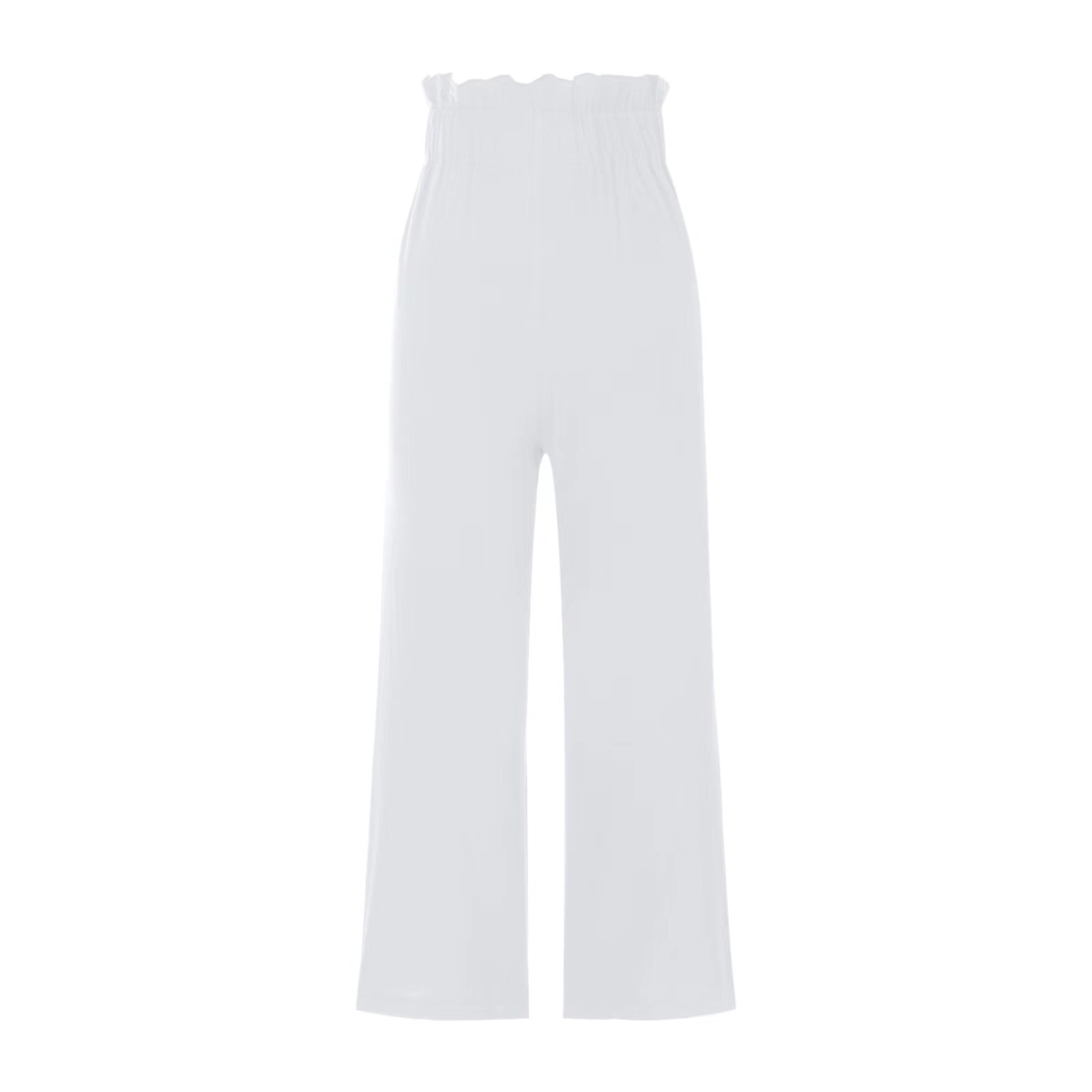 Women's Daily Simple Style Solid Color Full Length Casual Pants Wide Leg Pants display picture 6