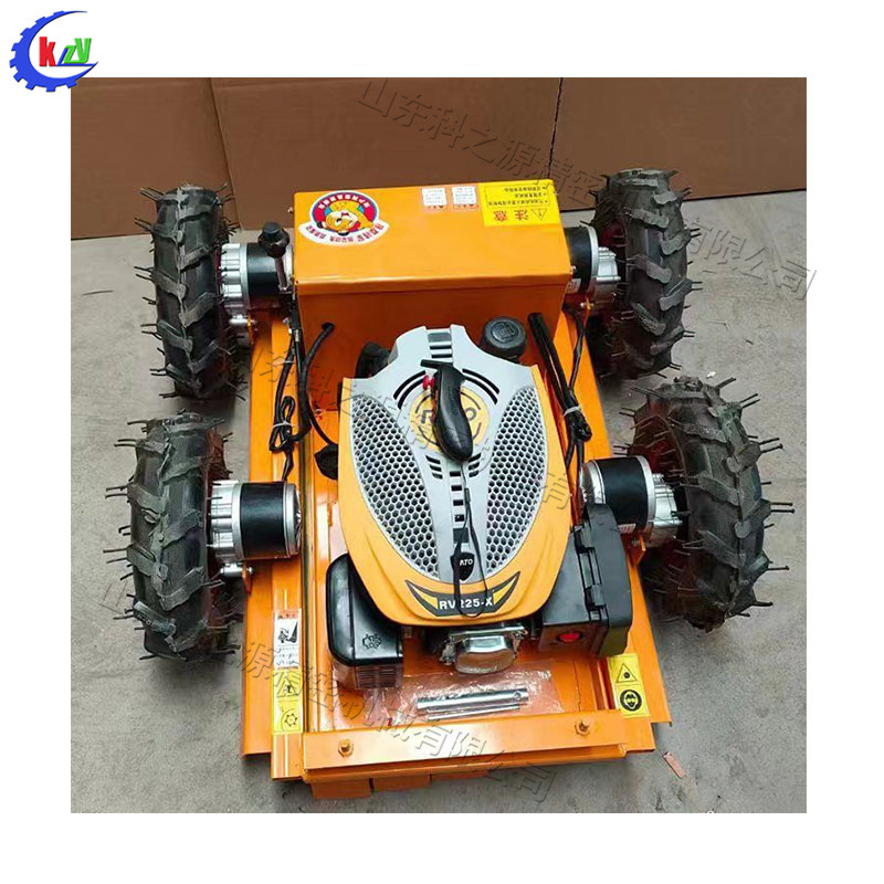 遥控式四轮割草机 园林绿化草坪杂草修剪机  果园林树野草剪草机