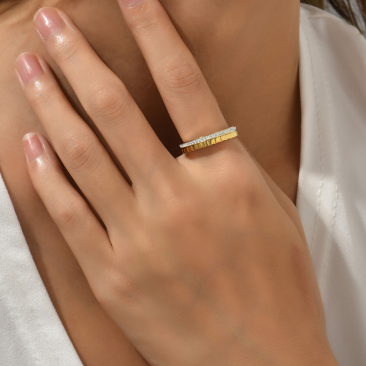 新商品のシングルドリルの金色の真空金メッキの高級感があります。