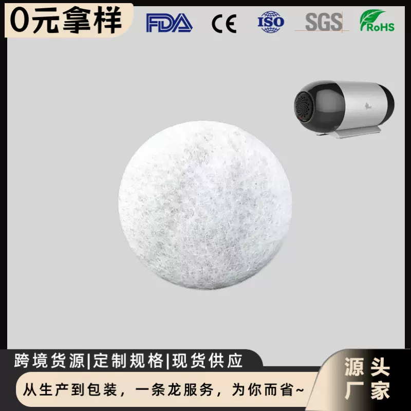 现货瑞迈特mini止鼾呼吸机圆形过滤棉超细纤维粉尘过滤棉滤片滤芯