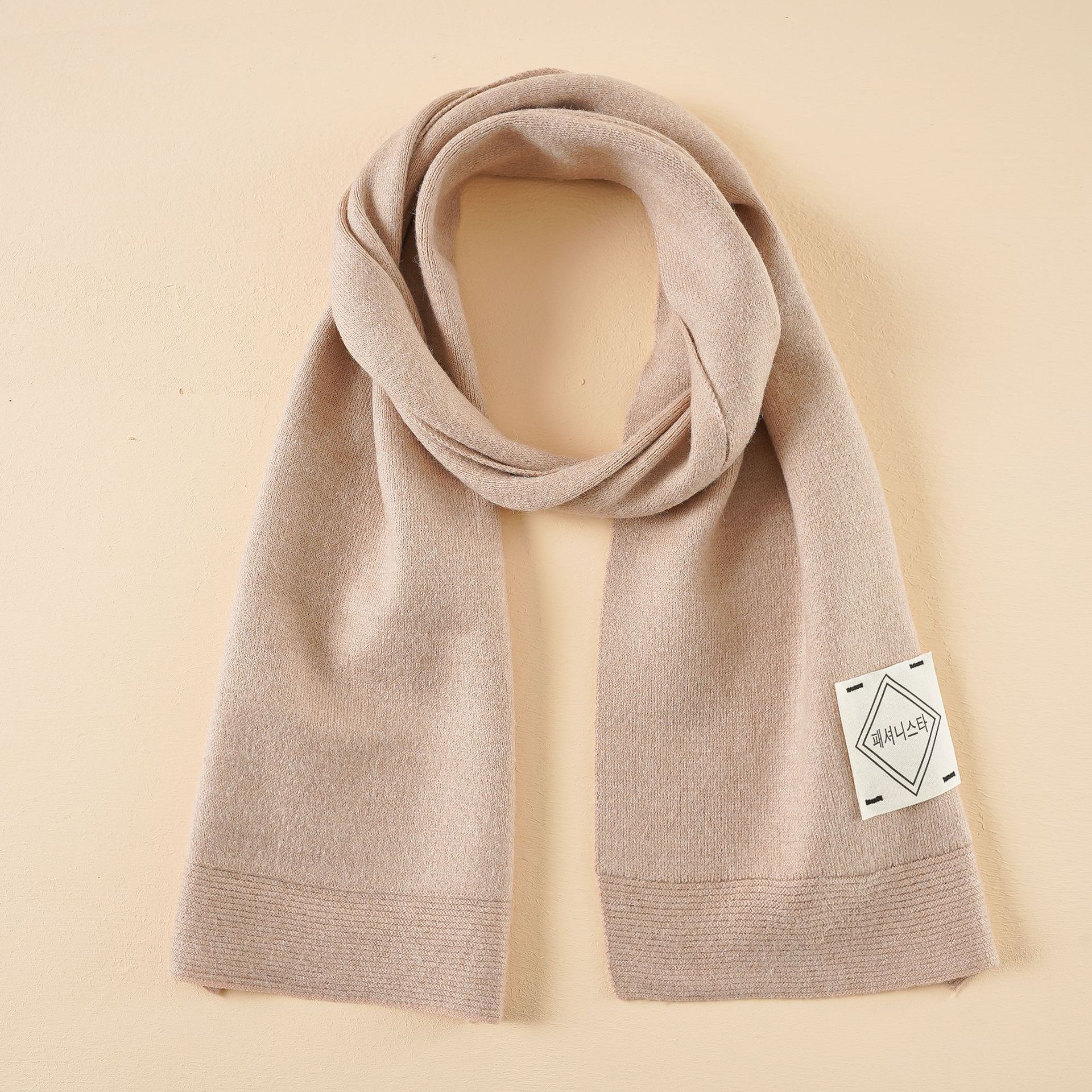 Bufanda DE LOS NIÑOS simple otoño e invierno cálido cuello protección lana de punto lindo japonés bebé pequeña bufanda
