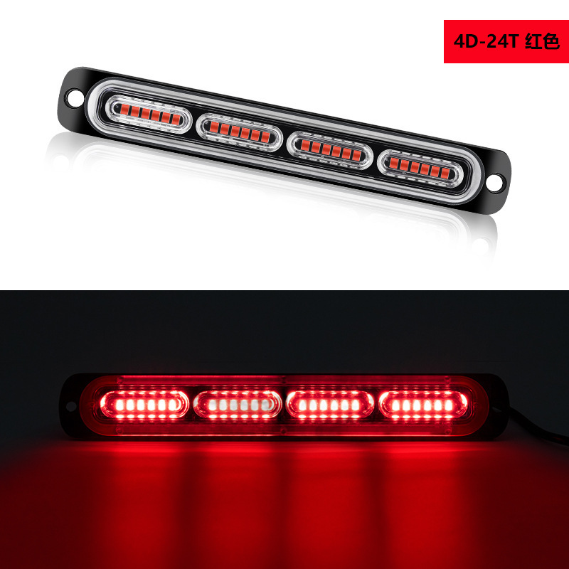 12 - 24V parpadeo de luz de advertencia lateral, luz trasera de motocicleta, luz lateral de automóvil, camión