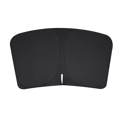 Car curtains – Magnetic mesh car sunshade - 1-piece-of-black-front-guard-remark-model-year-black-encrypted-mesh