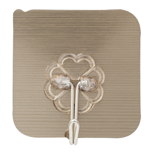 Transparent punch-free hook, strong traceless adhesive coat hook, suction cup adhesive hook, kitchen wall hanging rack, door back hook