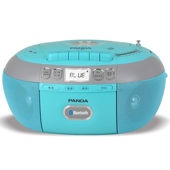 PANDA/熊猫CD-880蓝牙复读机CD/DVD多功能收录音光盘磁带一体机