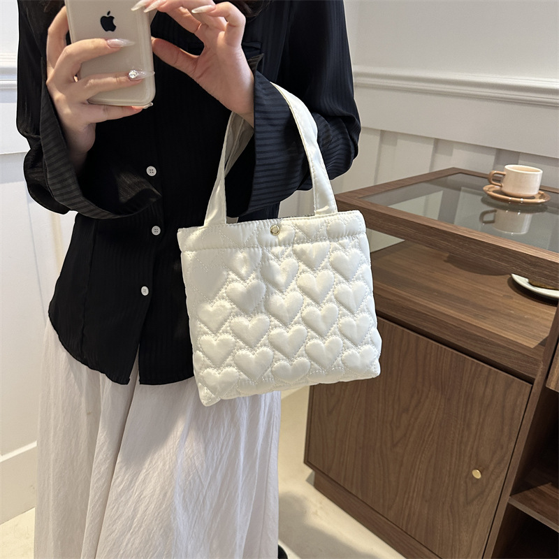 Bolsa de ocio simple de gran capacidad para mujeres 2024 primavera nueva bolsa de ocio simple para estudiantes de mano ligera para mujeres