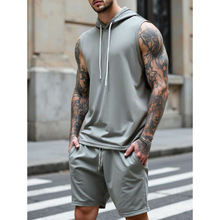 R 44003 Sleeveless hoodie ��ñ���� T ���羳����ͨ