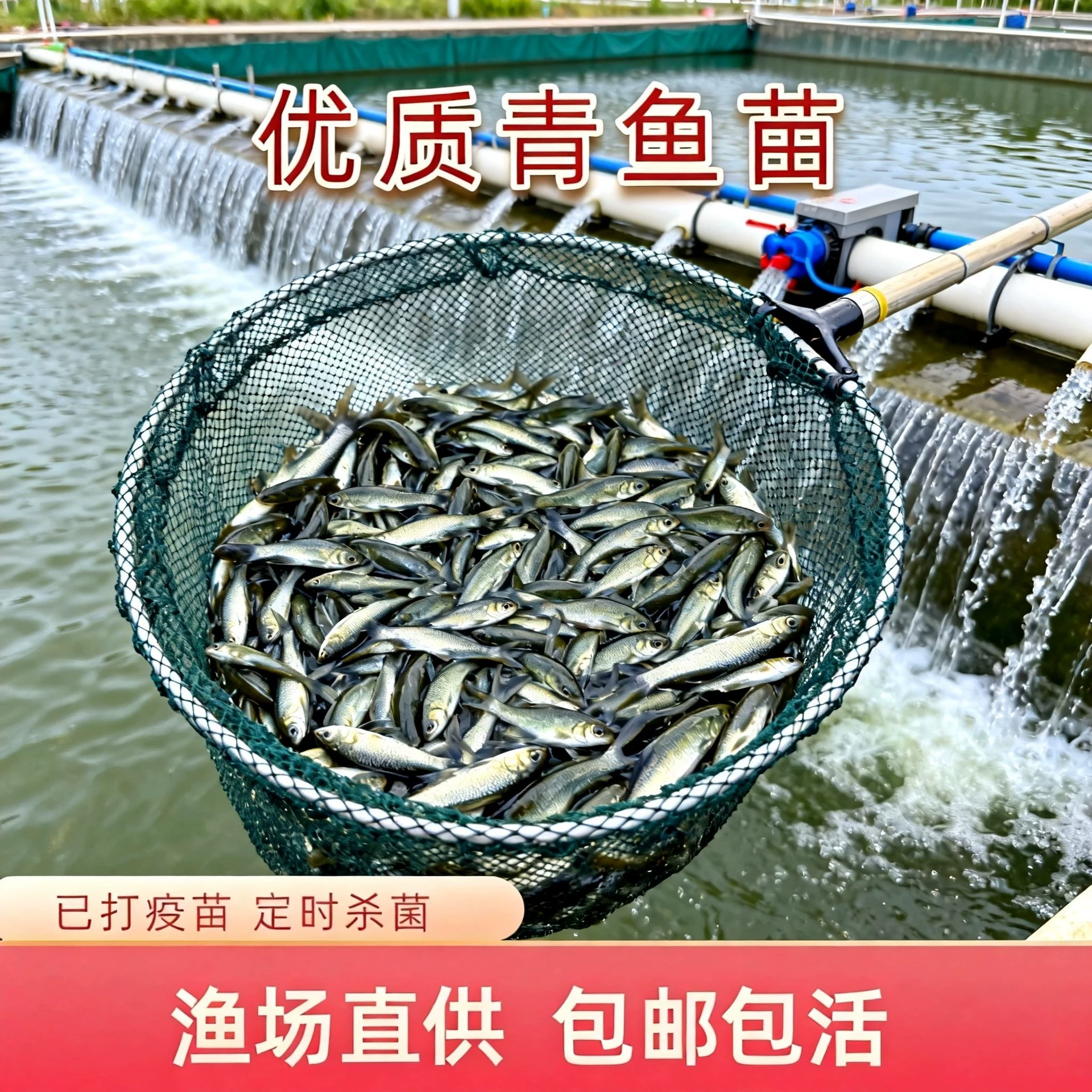Screw herring fry, freshwater snail herring fry, high-quality black carp, cultured gray grass carp, black carp, black and green fish