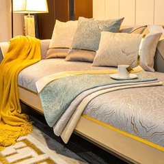 Chenille non-slip sofa cushion sofa cover Nordic high-end light luxury style four-season universal seat cushion wholesale foreign trade