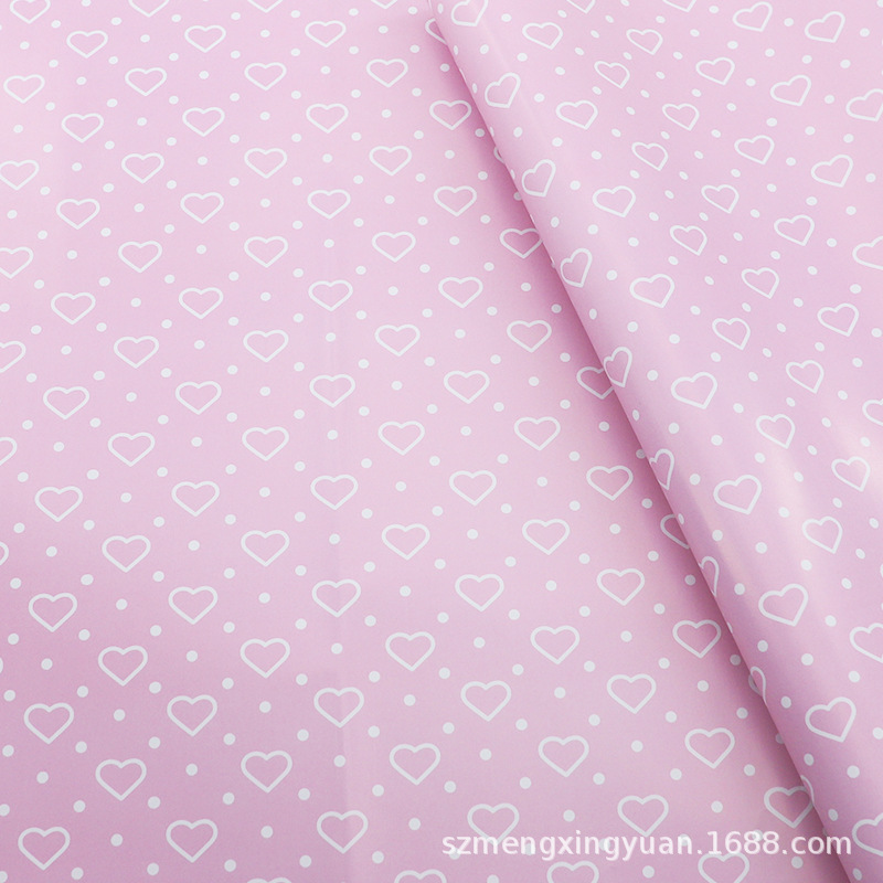 JS-Pink Bot Dot Love 6155-2;JS Love Series; 74*51cm pieza