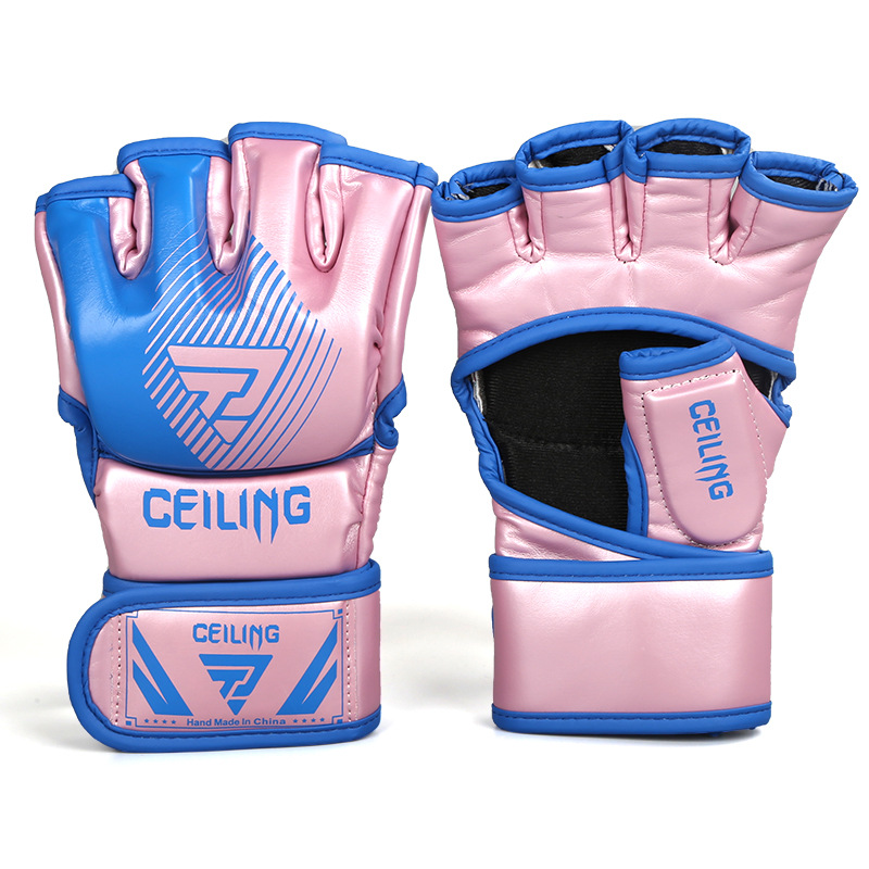 Ventas directas de fábrica Guantes de lucha Sanda de Ceiling MMA Serie UFC Guantes de lucha profesionales con medio dedo
