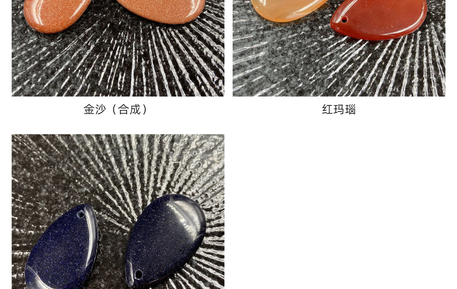 Fashion Crystal Water Drop Pendant Teardrop Stone Necklace display picture 4