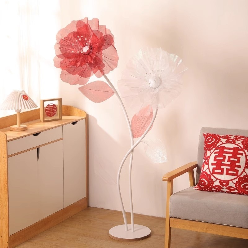 Decoración de la boda Decoración de la boda Decoración de la sala de estar Flor Flor Flor Mesa de la sala de bodas Mesita de la cama de la boda Decoración de flores falsas