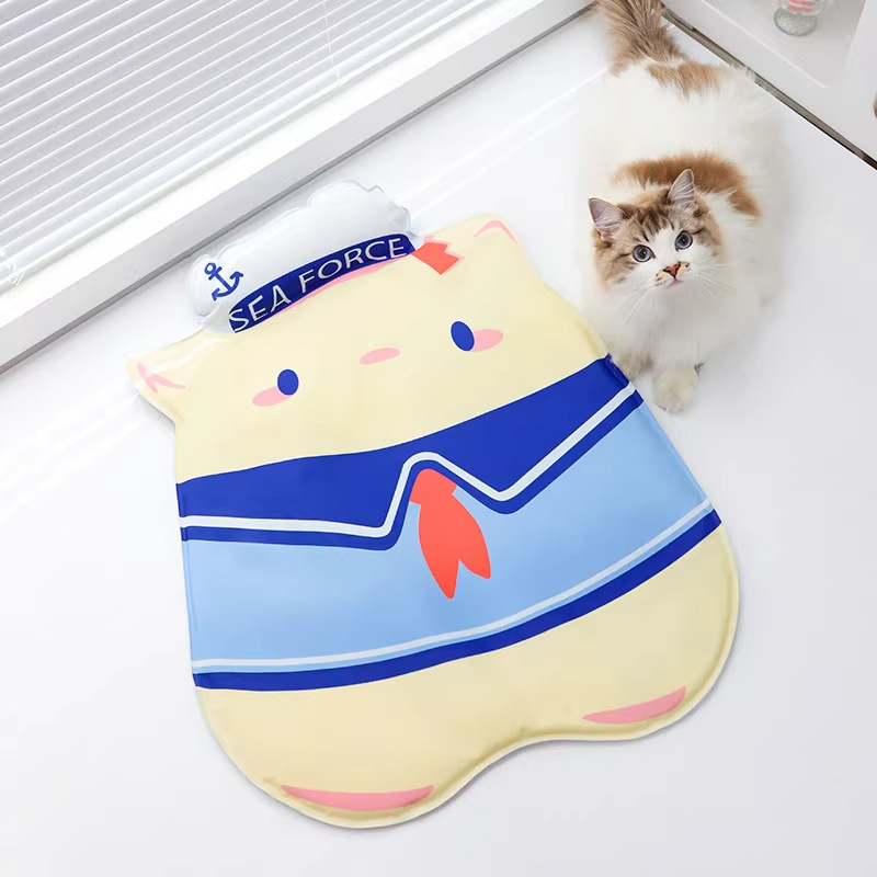 Almohadilla de hielo para gatos, cama de agua para gatos, nido de gatos para mascotas, alfombra de verano para perros, alfombra para perros, alfombra para perros, alfombra de hielo para mascotas de verano