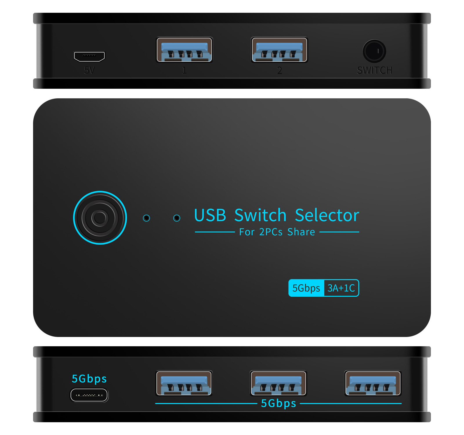 Amazon에서 가장 인기 있는 버전 3.0, 2인 및 4아웃(typec 포함)