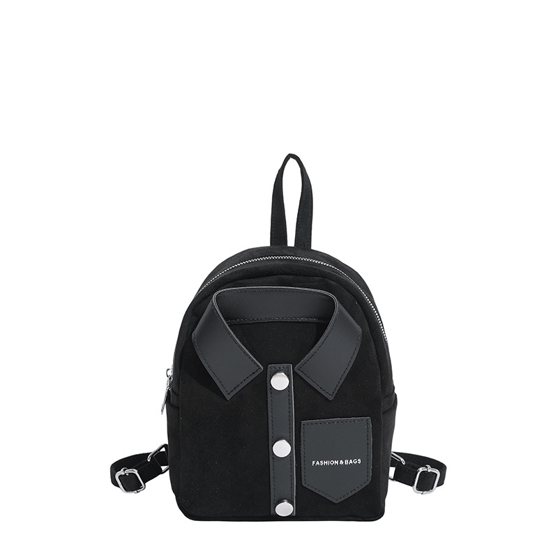 Diseño coreano nicho sensación de personalidad camisa mochila pequeña y ligera mochila de mujer casual de moda bolsas de mujer de comercio exterior