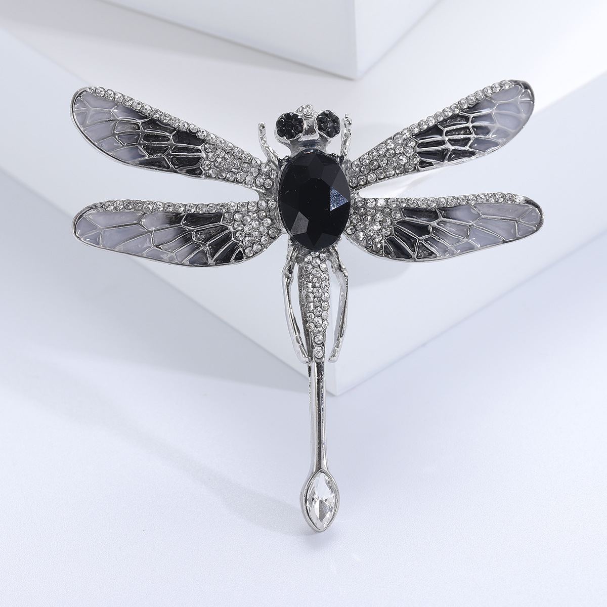 22g Weight Brooches Classification Banquet, Party Occasion Alloy Material Dragonfly Pattern Women's Gender Lady Style Lady Pin Dragonfly Alloy Women's Brooches 7