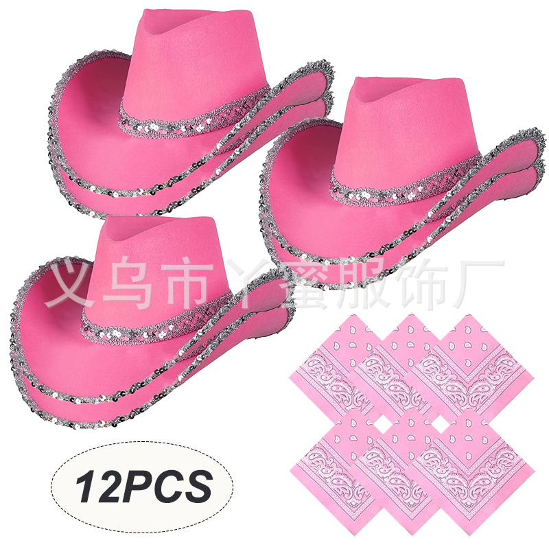 Juego de 12 piezas de ribete rosa