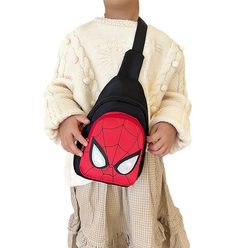 Плечевая сумка для отдыха для мальчиков, мультяшная однорукая сумка, грудная сумка, маленькая сумка, рюкзак, корейский стиль