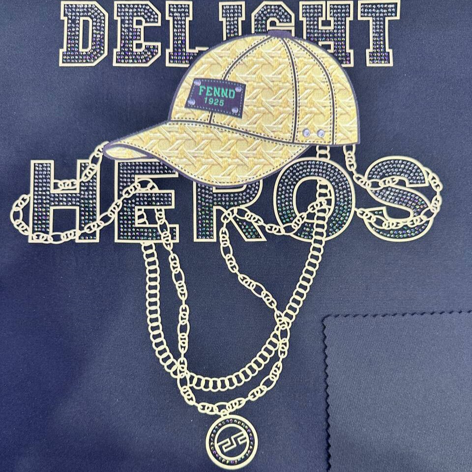 潮牌烫画 欧版烫图 烫钻烫图 精品仿奥钻 工艺烫画 服装手袋辅料