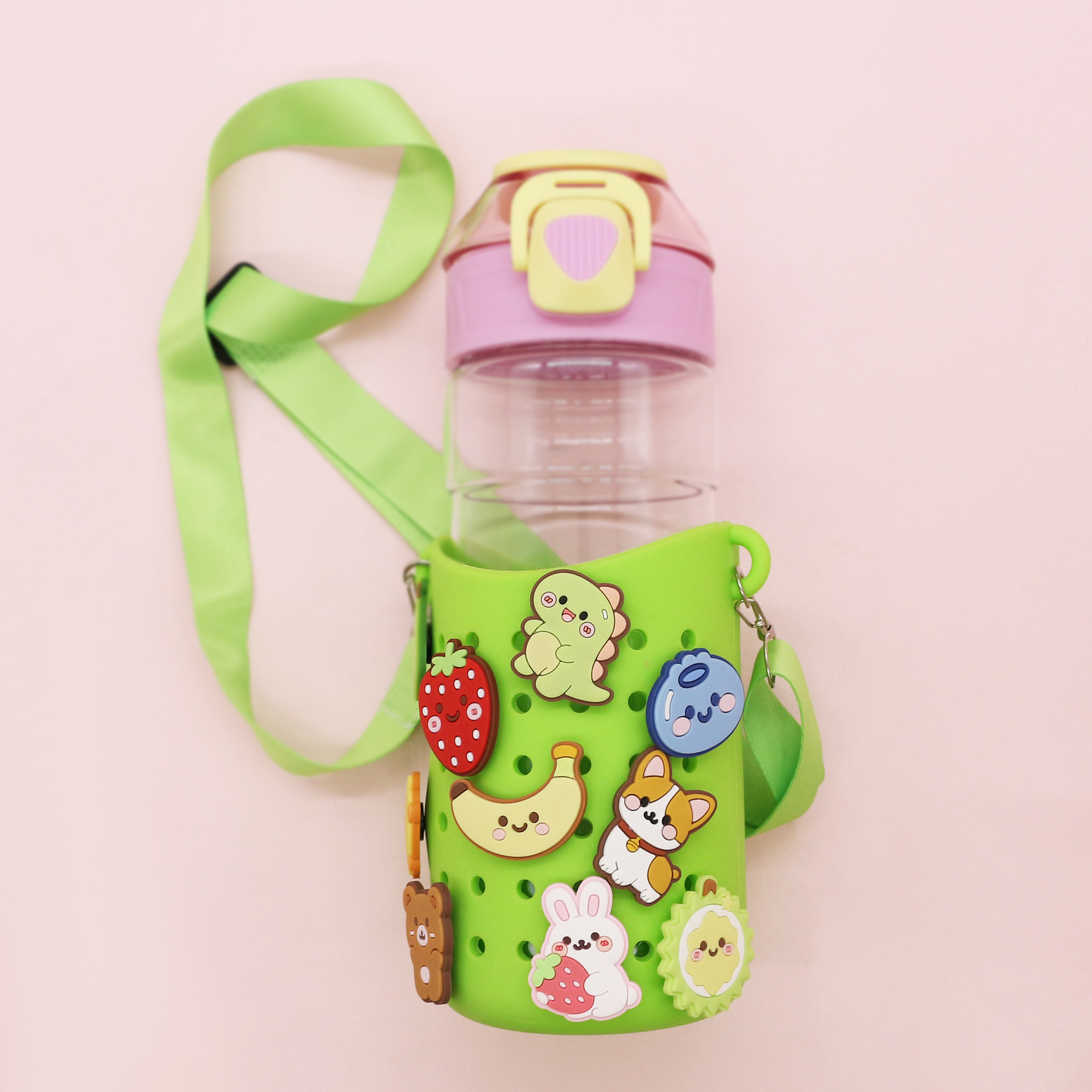 Spot dibujos animados crisantemo hebilla de zapato de pvc goma suave flor personalidad agujero de la decoración del zapato DIY a juego hebilla de zapato ventas directas de fábrica