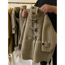 男童大衣儿童毛呢外套秋冬2025新款加厚长款风衣宝宝时尚洋气上衣