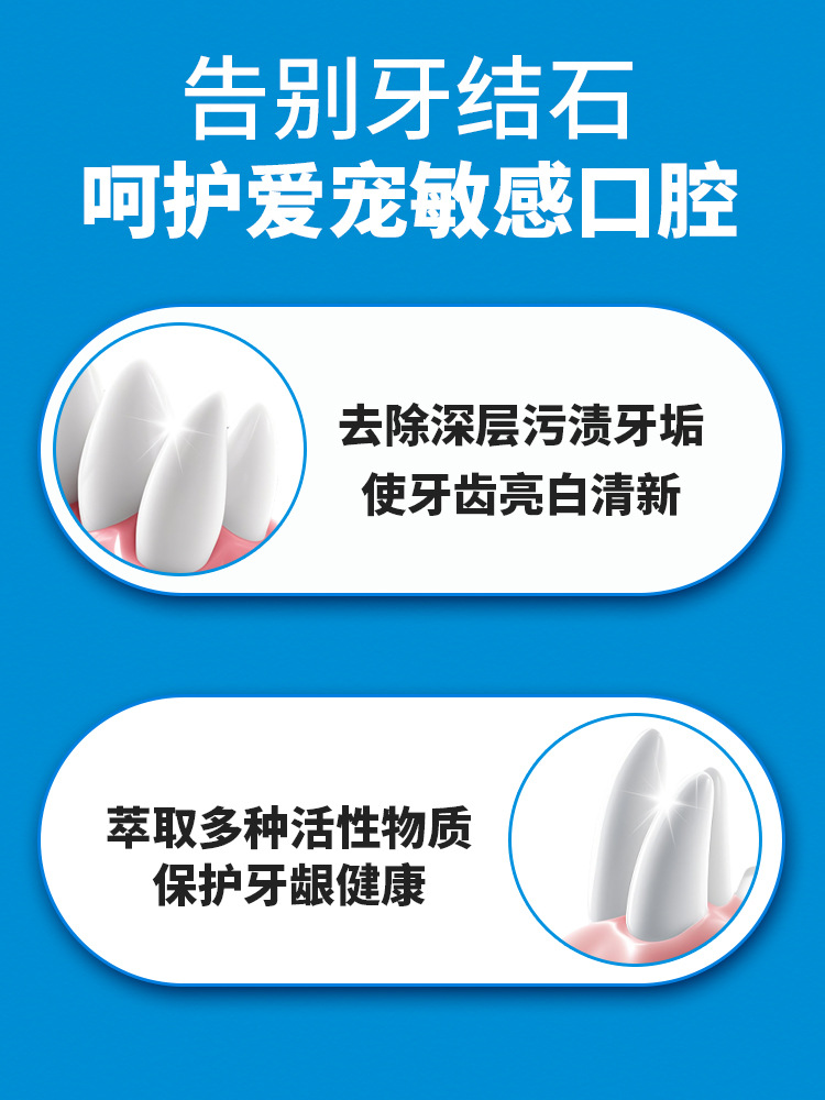 Pet President Teeth Cleaning Pen Cat and Dog Tartar Remover Dental Beauty Pen Oral Care Maintenance Universal Pet Toothbrush Pen