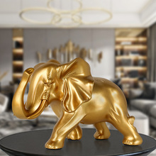 现代简约大象摆件家居客厅酒柜电视柜装饰品树脂工艺品大象摆设