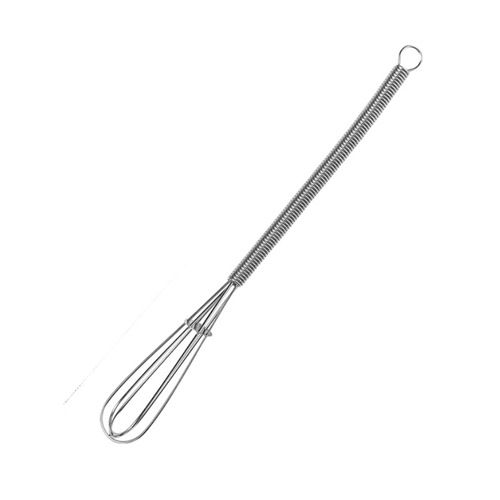 Mimu 4629. Mini egg beater small lightweight stainless steel cream whipping foamer stirring rod manual