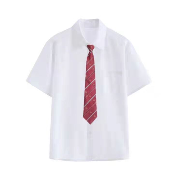 Tie, with short sleeve