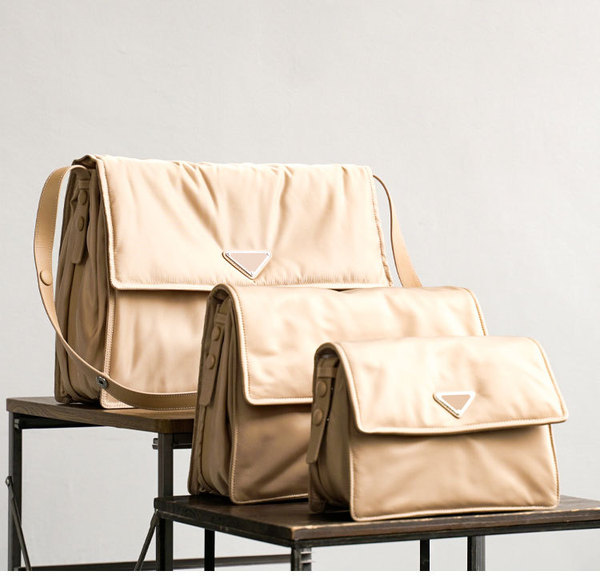 Nylon one-shoulder bag