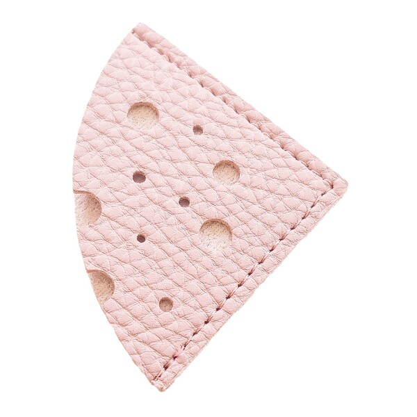 Trendy PU leather cheese hollow bookmark retro book protection…