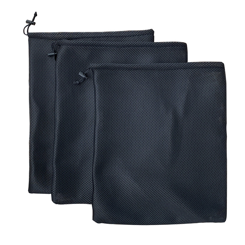 现货涤纶网袋网眼袋束口袋收纳袋收纳包整理袋支持LOGO抽绳包装袋