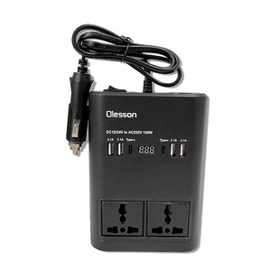 Manufacturer Wholesale 150W Car Inverter 12V/24V Dual Voltage Corrected Wave Multi-Function Socket USB Fast Charging Port