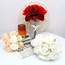 仿真花;仿真玫瑰;仿真绿植